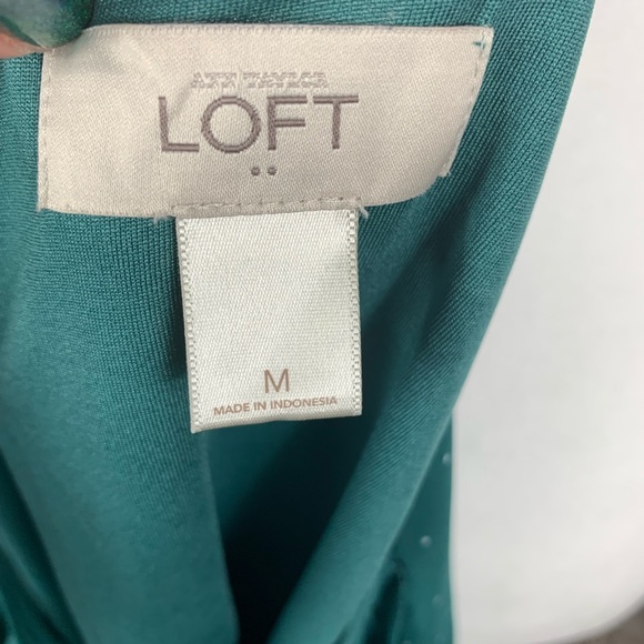 Ann Taylor Loft Factory Polka Dot Top Medium - Picture 6 of 7